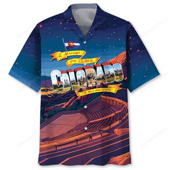 Colorado The Mile High State Hawaiian Shirt | Newhawaiianshirts AU