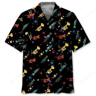 Colorful Star Trumpet Hawaiian Shirt | Newhawaiianshirts UK