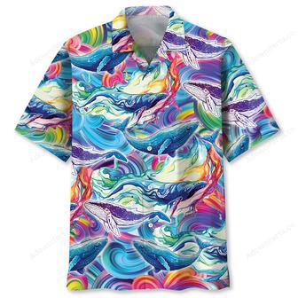 Colorful Whale Hawaiian Shirt | Newhawaiianshirts AU