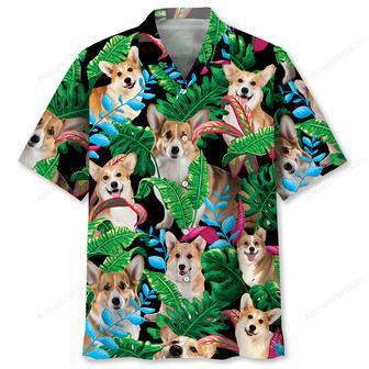 Corgi Tropical Hawaiian Shirt | Newhawaiianshirts DE