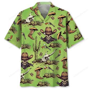 Cowboy Skull Cactus Hawaiian Shirt | Newhawaiianshirts AU