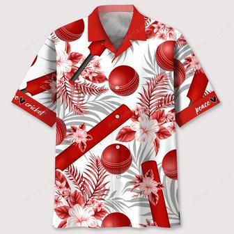 cricket red hawaiian shirt | Newhawaiianshirts UK