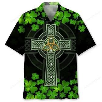 Cross Green Irish St.Patrick Day Hawaiian Shirt | Newhawaiianshirts