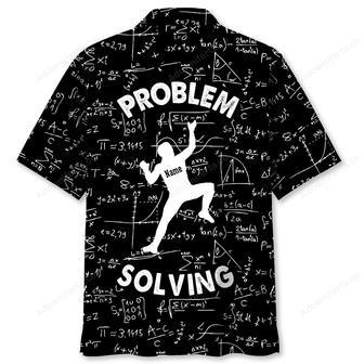 Custom Name Problem Solving Funny Math Hawaiian Shirt | Newhawaiianshirts AU