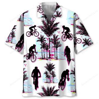 cycling abstract background hawaiian shirt | Newhawaiianshirts UK