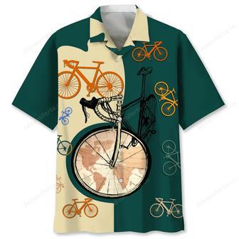 cycling color map hawaiian shirt | Newhawaiianshirts