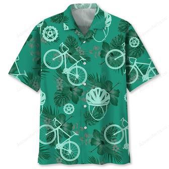 Cycling Kelly Green Hawaiian Shirt | Newhawaiianshirts