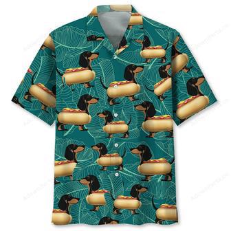 Dachshund Hot Dog Hawaiian Shirt | Newhawaiianshirts UK