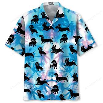 Dachshund Neon Tropical Hawaiian Shirt | Newhawaiianshirts DE