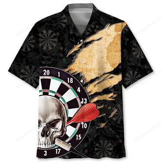 Dart Skull Hawaiian Shirt | Newhawaiianshirts UK