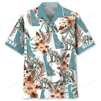 Delaware State Proud Hawaiian Shirt | Newhawaiianshirts AU