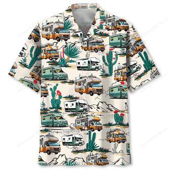 Desert Camping Car Hawaiian Shirt | Newhawaiianshirts UK