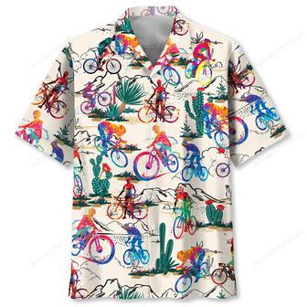 Desert Cycling Hawaiian Shirt | Newhawaiianshirts UK