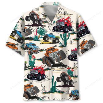 Desert Funny Monster Truck Hawaiian Shirt | Newhawaiianshirts AU