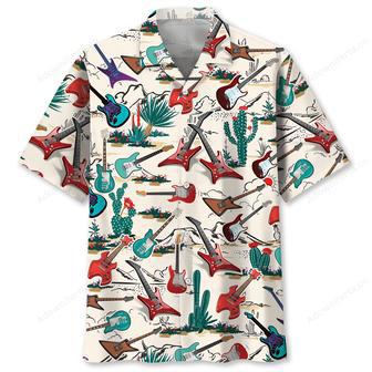 Desert Guitar Hawaiian Shirt | Newhawaiianshirts UK