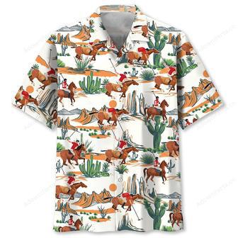 Desert Horse Polo Sport Hawaiian Shirt | Newhawaiianshirts UK