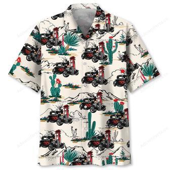 Desert Hot Rod Racing Route 66 Hawaiian Shirt | Newhawaiianshirts DE