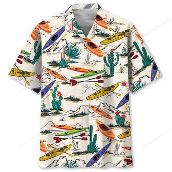 Desert Kayaking Hawaiian Shirt | Newhawaiianshirts DE