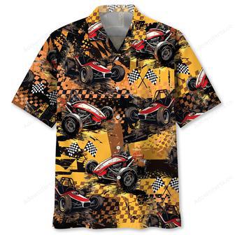 Dirt Track Racing Hawaiian Shirt | Newhawaiianshirts CA