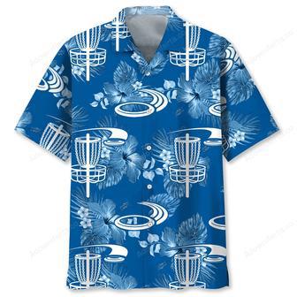 Disc Golf Blue Hawaiian Shirt | Newhawaiianshirts UK