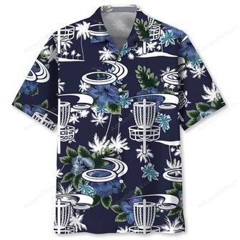 Disc Golf Blue Nature Hawaiian Shirt | Newhawaiianshirts UK