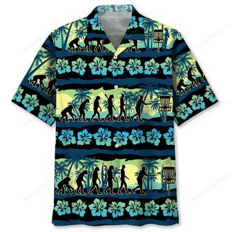 Disc Golf Evolution Hawaiian Shirt | Newhawaiianshirts UK