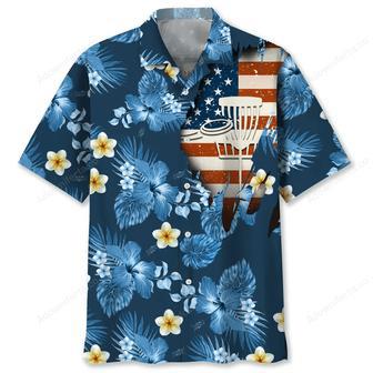 Disc Golf Usa Blue Tropical Hawaiian Shirt | Newhawaiianshirts AU