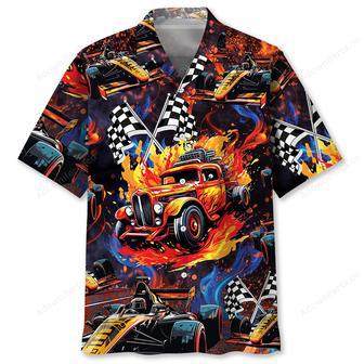 Drag Racing Hot Rod Motorsport Hawaiian Shirt | Newhawaiianshirts