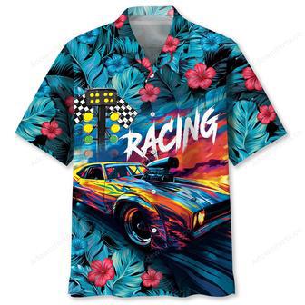 Drag Racing Tropical Hawaiian Shirt | Newhawaiianshirts DE