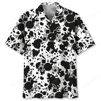 Drum Black Hawaiian Shirt | Newhawaiianshirts DE