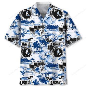 Drum Blue Nature Hawaiian Shirt | Newhawaiianshirts AU