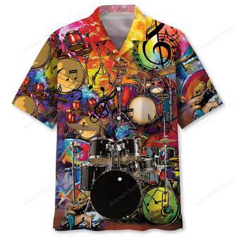 Drum Color Hawaiian Shirt | Newhawaiianshirts DE