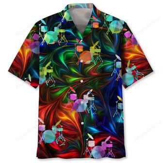 drum colorful hawaiian shirt | Newhawaiianshirts UK