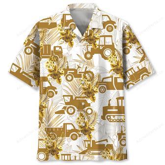 Farmer Vehicles Tropical Hawaiian Shirt | Newhawaiianshirts AU