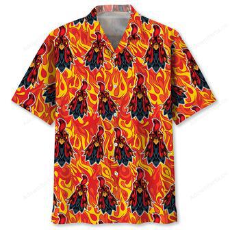 Fire Rooster Hawaiian Shirt | Newhawaiianshirts UK