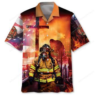 Firefighter Brave Hawaiian Shirt | Newhawaiianshirts UK