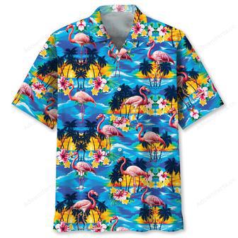 Flamingo Beach Hawaiian Shirt | Newhawaiianshirts UK