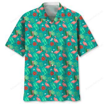 Flamingo Flower Hawaiian Shirt | Newhawaiianshirts DE