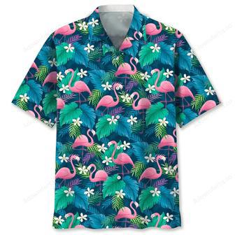 Flamingo Green Hawaiian Shirt | Newhawaiianshirts UK