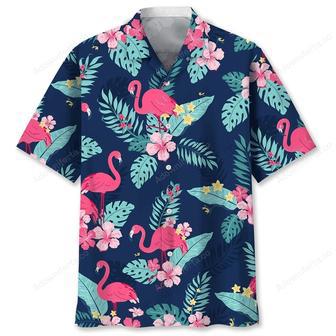 Flamingo Nature Hawaiian Shirt | Newhawaiianshirts DE