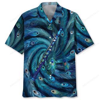 Flute Peacock Hawaiian Shirt | Newhawaiianshirts DE