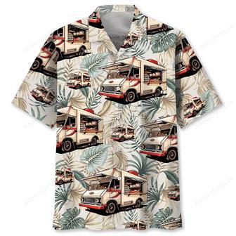 Food Truck Tropical Vintage Hawaiian Shirt | Newhawaiianshirts UK