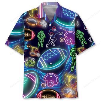 Football Neon Hawaiian Shirt | Newhawaiianshirts UK