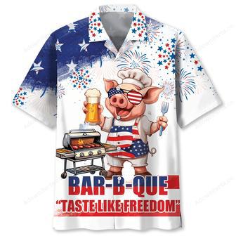 Funny BBQ USA Hawaiian Shirt | Newhawaiianshirts UK