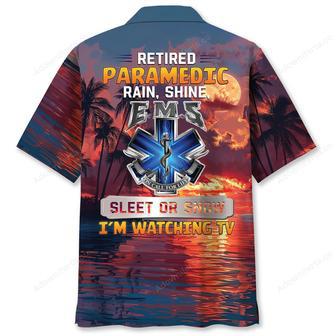 Funny EMS Retirement Hawaiian Shirt | Newhawaiianshirts UK