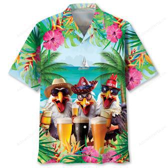 Funny Rooster Hawaiian Shirt | Newhawaiianshirts UK