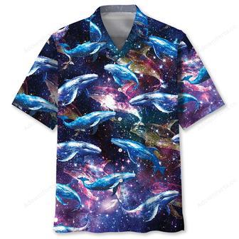 Galaxy Whale Hawaiian Shirt | Newhawaiianshirts AU