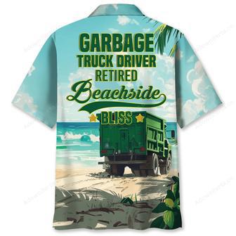 Garbage Truck Driver Retired Hawaiian Shirt | Newhawaiianshirts DE