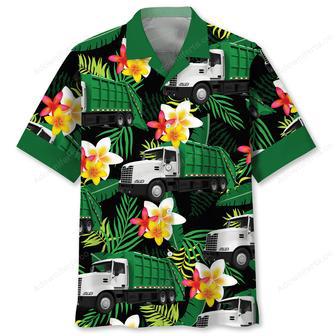 Garbage Truck Tropical Hawaiian Shirt | Newhawaiianshirts CA