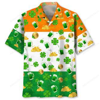 Gold Beer Irish St.Patrick Day Hawaiian Shirt | Newhawaiianshirts UK